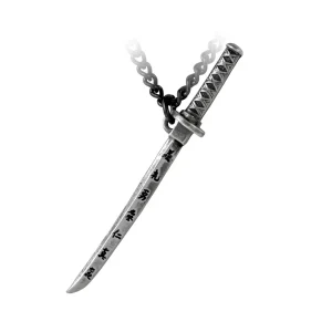 Bushido katana pendant by Alchemy England samurai sword necklace