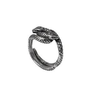 Consprimus serpent ring by Alchemy England twin snake gothic ring