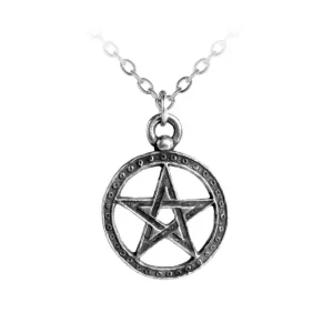 Dantes Hex pentagram pendant by Alchemy England occult star necklace