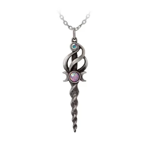 Lunacorn Wand pendant by Alchemy England unicorn wand necklace
