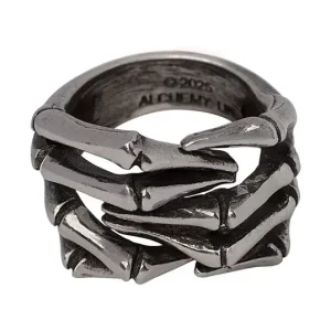 Mrs Mothersoles Curse ring by Alchemy England gothic skeleton hand ring